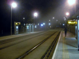 The platforms from the platform for trams to Toton Lane