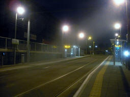 The platforms from by the platform for trams to Toton Lane