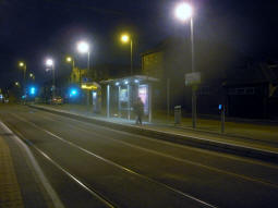 The platform for trams to Toton Lane from by the other platform