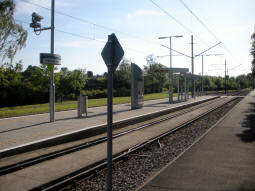 Overview of the platforms on the Phoenix Park branch